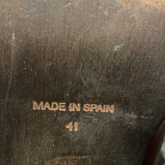 Chio Kissfall red leather boots made in Spain - Picture 5 of 7